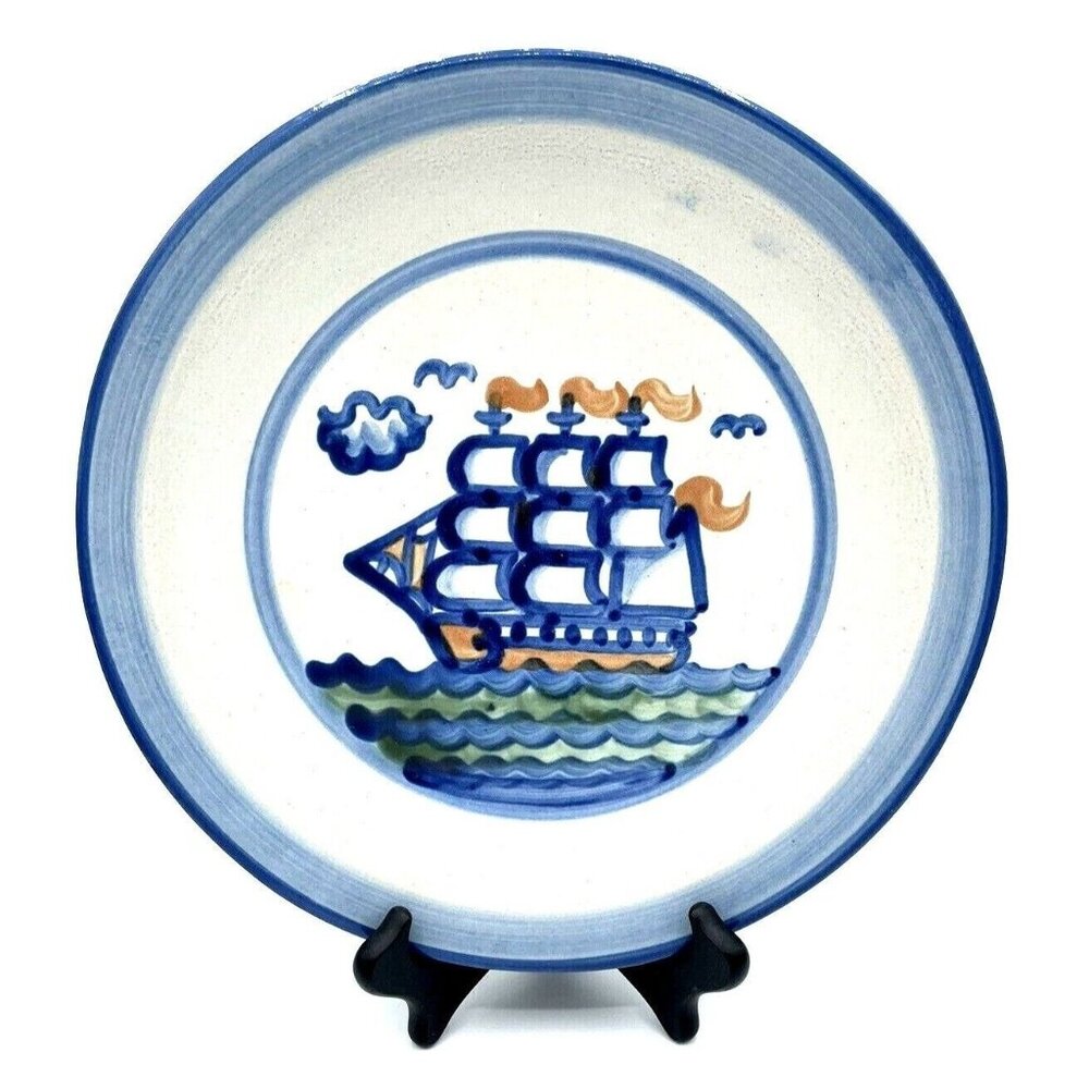 Vintage M.A. Hadley Clipper Ship 11" Inch Dinner Plate - NEW